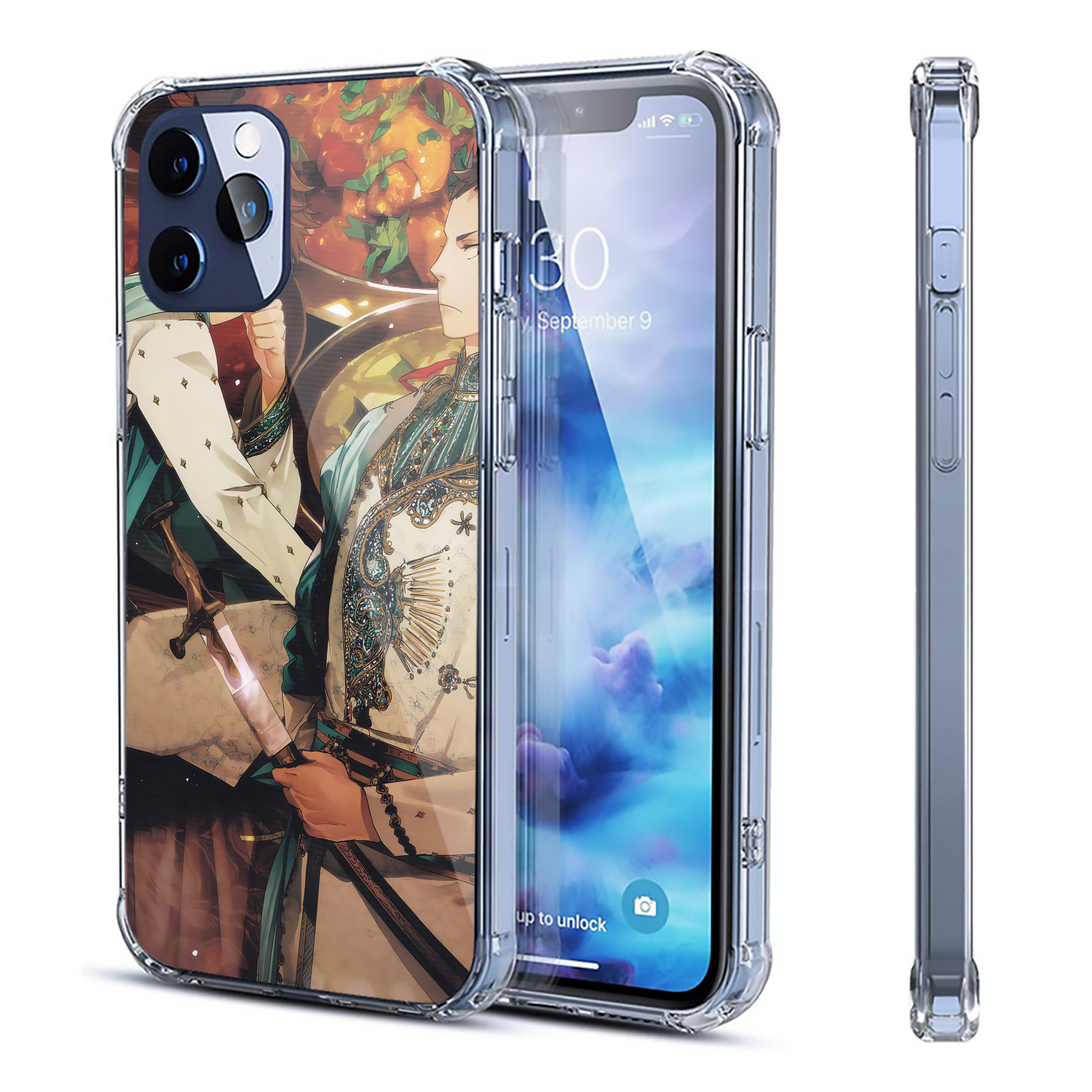 （画像用） ハイキュー!! Haikyu!! 【iPhone 12シリーズ対応】透明スマホケース（クリアソフトケース）